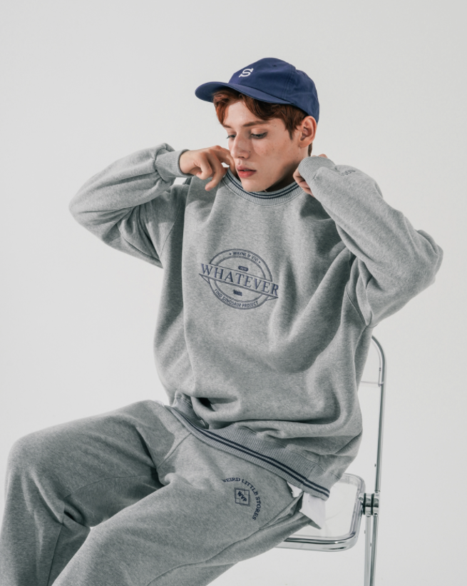 ダブルユーブイプロジェクト(WV PROJECT) Lapra Sweatshirt Gray MJMT7534