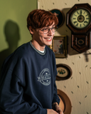 ダブルユーブイプロジェクト(WV PROJECT) Lapra Sweatshirt Navy MJMT7534