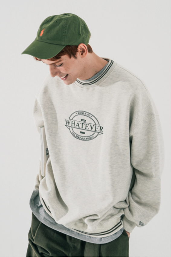 ダブルユーブイプロジェクト(WV PROJECT) Lapra Sweatshirt Oatmeal MJMT7534