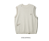 ダブルユーブイプロジェクト(WV PROJECT) Jerry Wool Knit Best Oatmeal MJKN7524