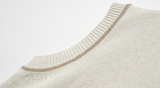 ダブルユーブイプロジェクト(WV PROJECT) Jerry Wool Knit Best Oatmeal MJKN7524