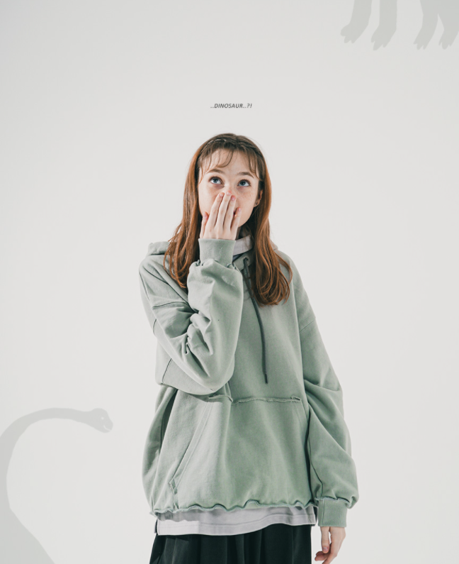 ダブルユーブイプロジェクト(WV PROJECT) Rison Hood Ash Green JIHD7535