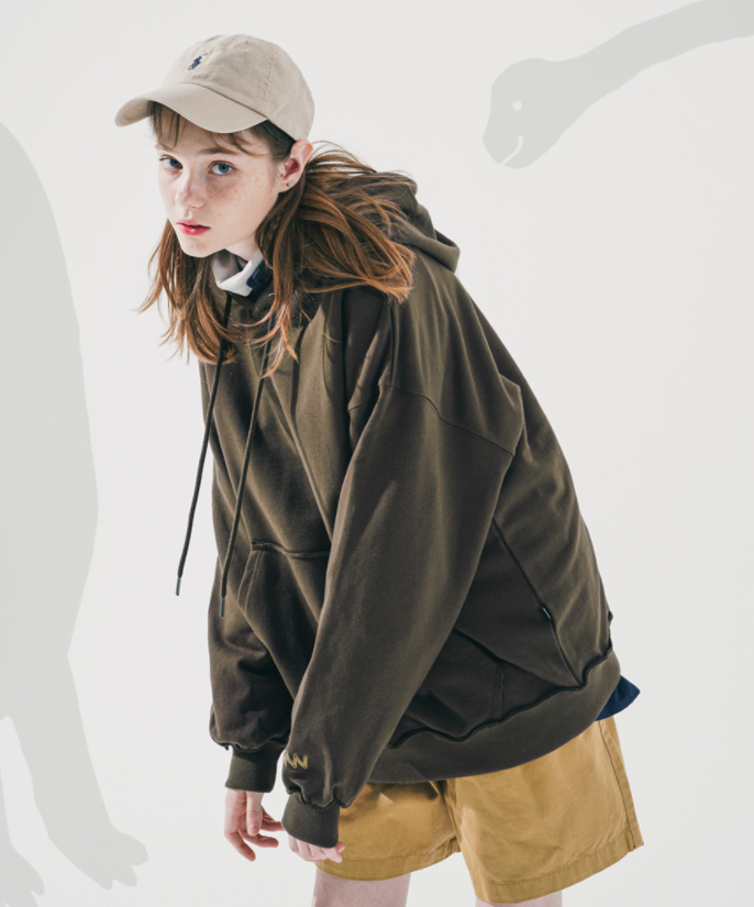 ダブルユーブイプロジェクト(WV PROJECT) Rison Hood Mocha Brown JIHD7535