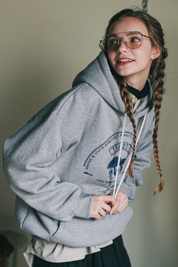 ダブルユーブイプロジェクト(WV PROJECT) Darle Project Hood Gray JJHD7532