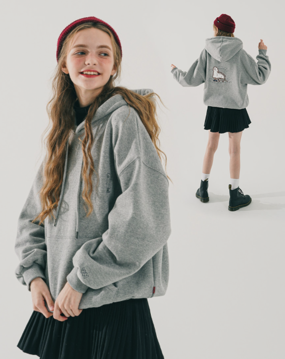 ダブルユーブイプロジェクト(WV PROJECT) Hyde Dino Hood Gray JIHD7528