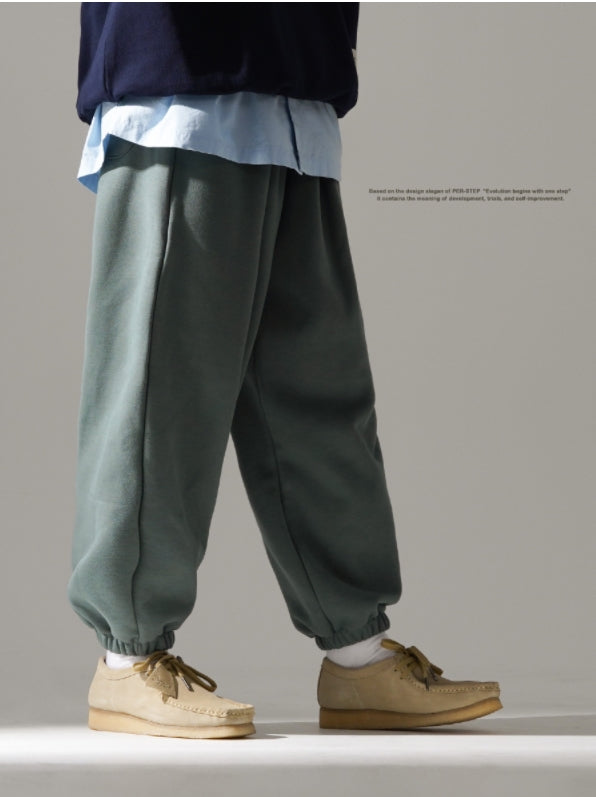 パーステップ(PERSTEP) MILE NAPPING SWEAT PANTS KHAKI GRAY DELP4444