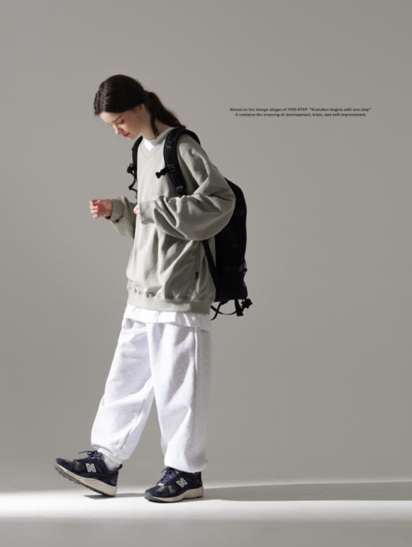 パーステップ(PERSTEP) MILE NAPPING SWEAT PANTS OATMEAL DELP4444