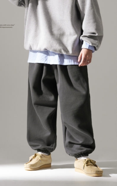 パーステップ(PERSTEP) MILE NAPPING SWEAT PANTS DARK GRAY DELP4444