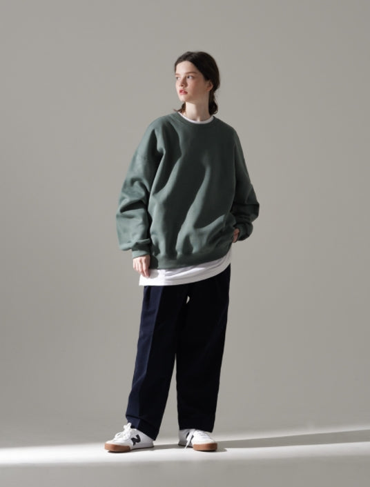 パーステップ(PERSTEP) MILE BALLOON SWEATSHIRT KHAKI GRAY DEMT4443