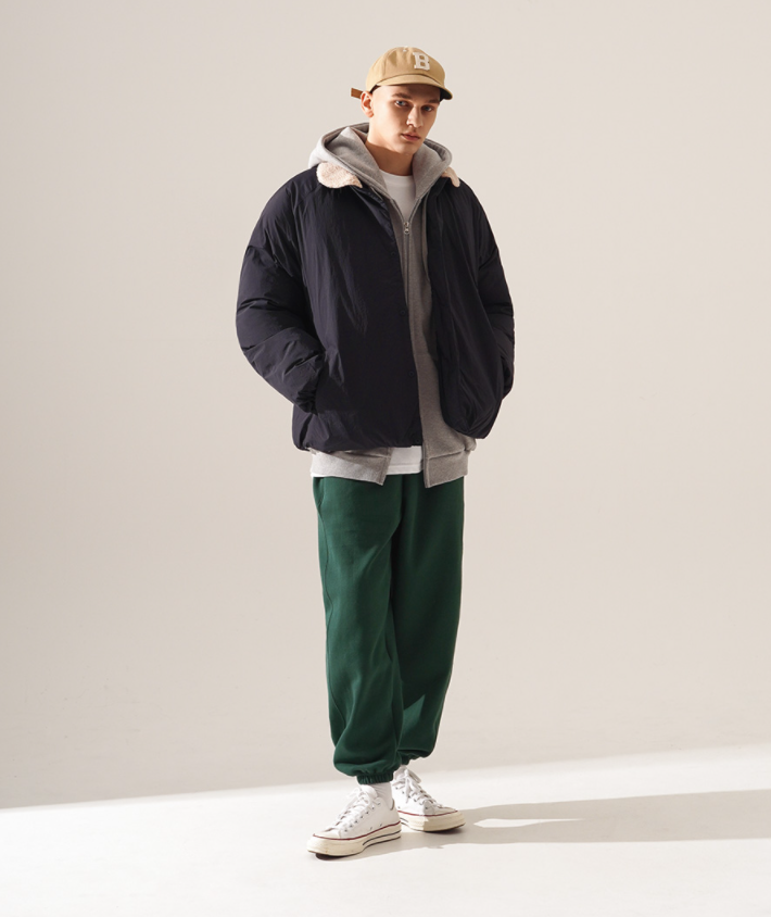 ティーダブリューエヌ(TWN) Urban Short Padding Dark Navy LMOT3414