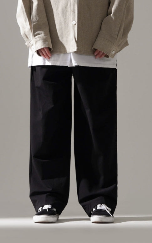 パーステップ(PERSTEP) CHILING PINTUCK BALLOON PANTS BLACK DELP4421