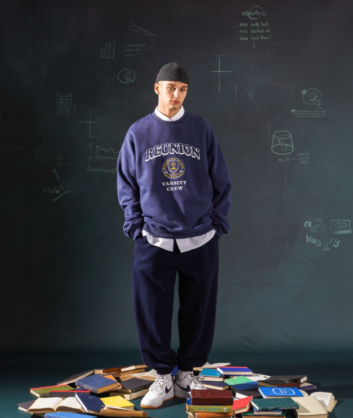 ティーダブリューエヌ(TWN) Authentic Training Pants Navy STLP3408