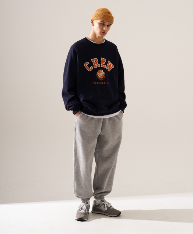 ティーダブリューエヌ(TWN) Authentic Training Pants Gray STLP3408