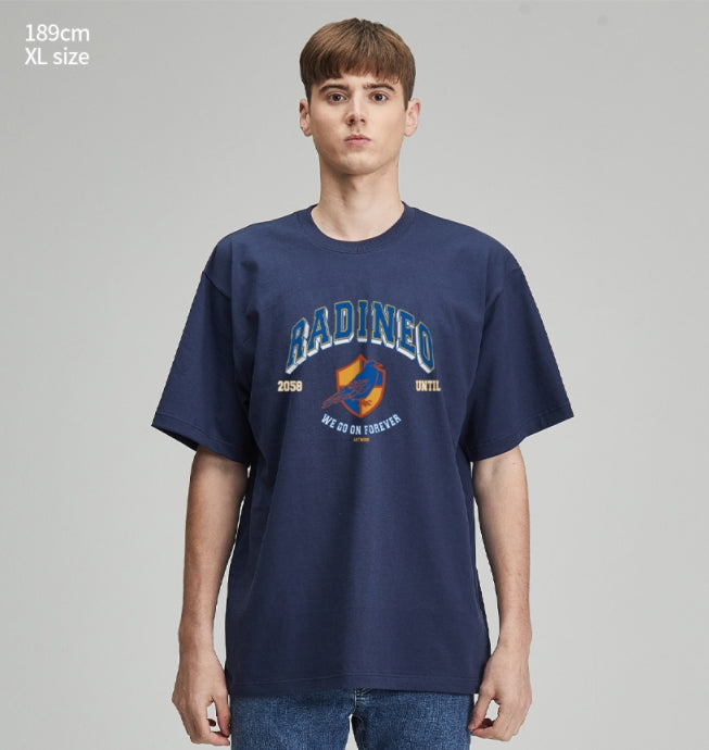 RADINEO (ラディネオ)　 Ravn Navy Short-Sleeved T-Shirt