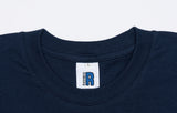 RADINEO (ラディネオ)　Skateboard collie navy short-sleeved T-shirt