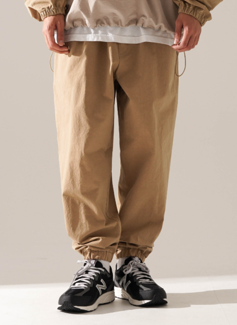 ティーダブリューエヌ(TWN) Booth Jogger Pants Beige JELP3399