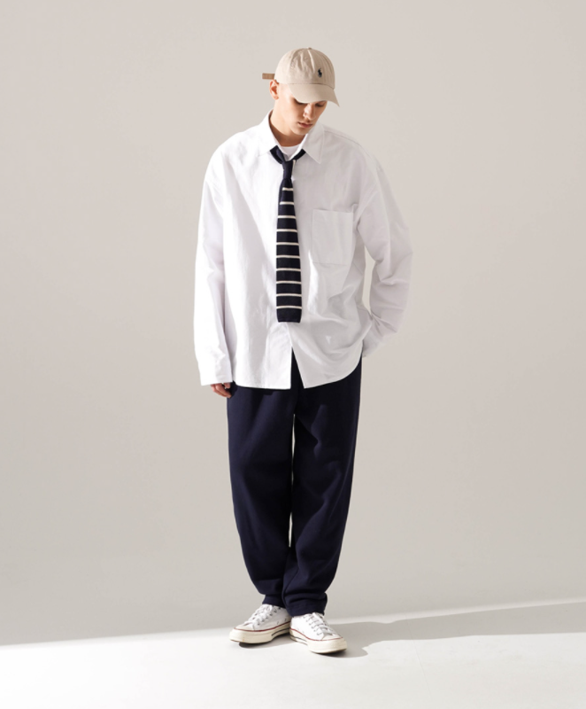 ティーダブリューエヌ(TWN) Easy Going Balloon Training Pants Navy STLP3403