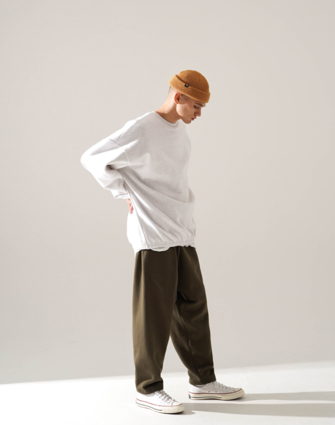 ティーダブリューエヌ(TWN) Easy Going Balloon Training Pants Khaki STLP3403
