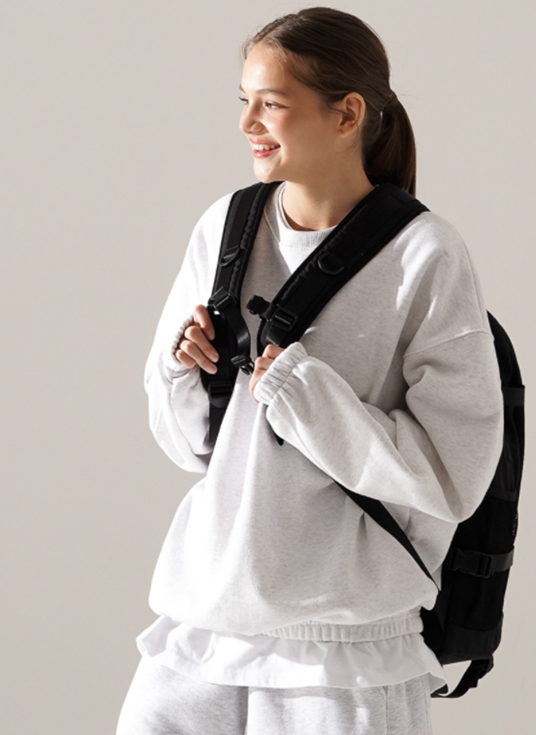 ティーダブリューエヌ(TWN) Authentic Man to Man White Oatmeal STMT3409