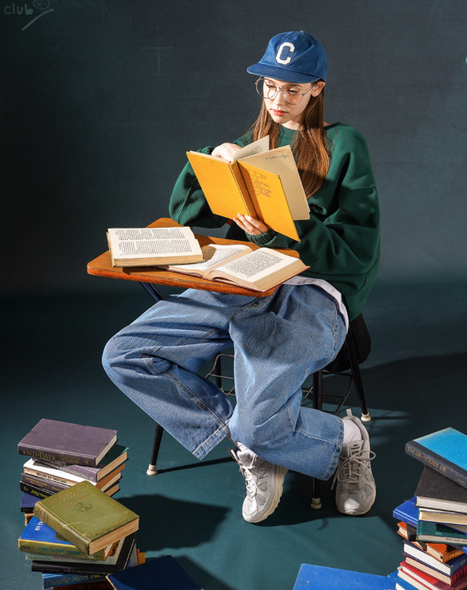 ティーダブリューエヌ(TWN) Authentic Man to Man Deep Green STMT3409