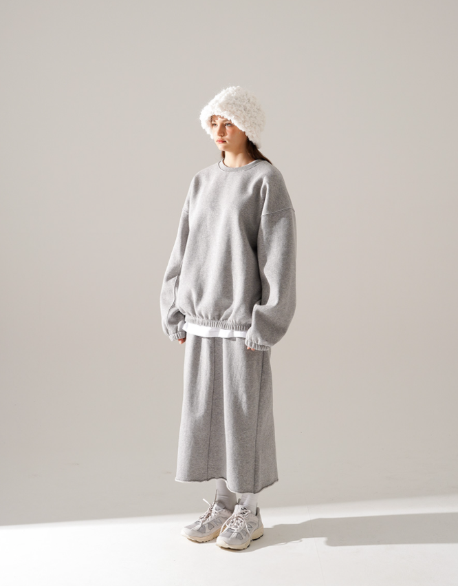 ティーダブリューエヌ(TWN) Authentic Sweatshirt Gray STMT3409