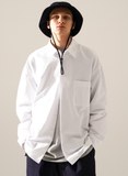 ティーダブリューエヌ(TWN) Oxford Balloon Fit Shirt White SHLS3404