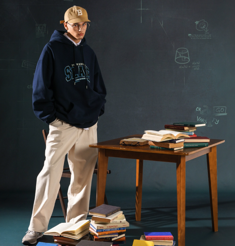 ティーダブリューエヌ(TWN) Slake Hood Navy HHHD3397