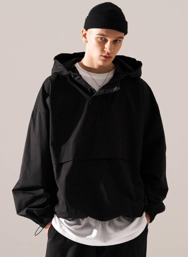 ティーダブリューエヌ(TWN) Booth Anorak Black JEOT3398