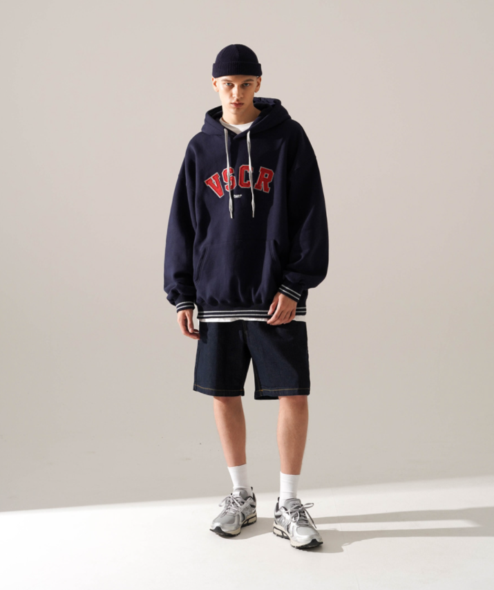 ティーダブリューエヌ(TWN) Big Four Hooded Navy STHD3405