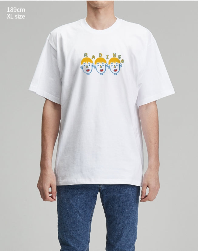 RADINEO (ラディネオ)　Nutty white short-sleeved T-shirt