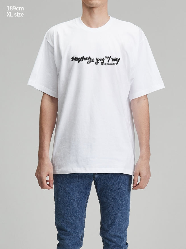 RADINEO (ラディネオ)　Everything White Short-Sleeved T-Shirt