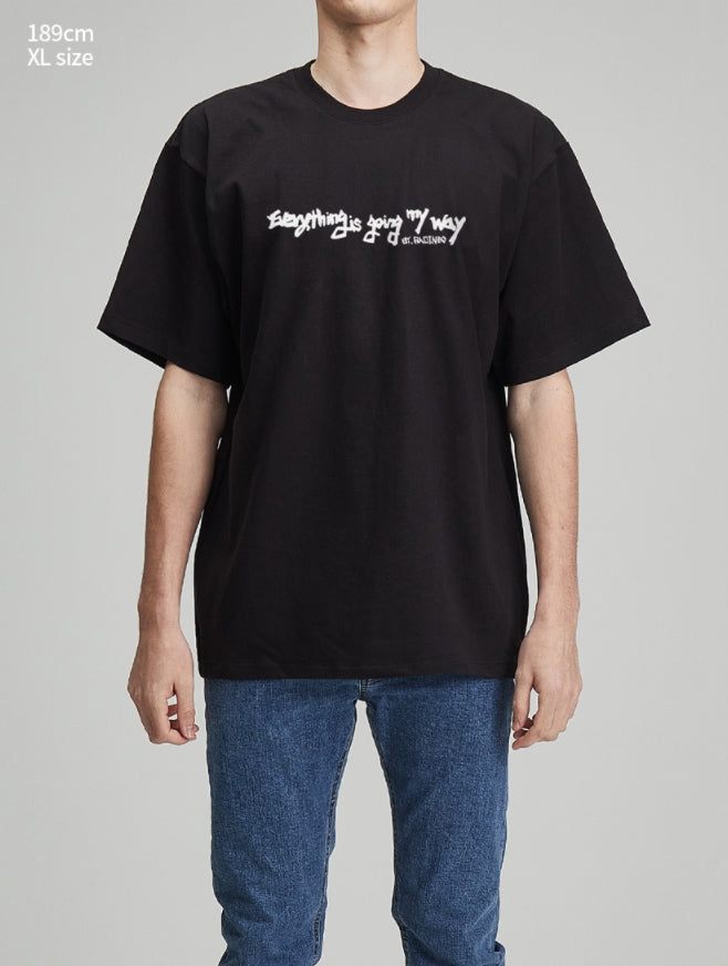 RADINEO (ラディネオ)　Everything Black Short-Sleeved T-Shirt