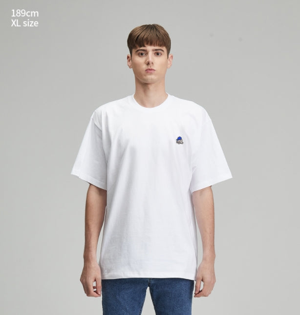 RADINEO (ラディネオ)　Papa Patch White Short-Sleeved T-Shirt