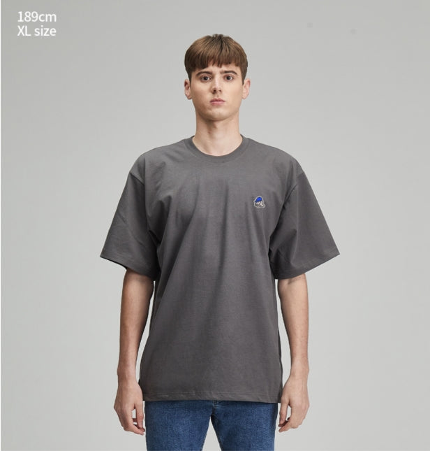 RADINEO (ラディネオ)　Papa Patch Grey Short-Sleeved T-Shirt