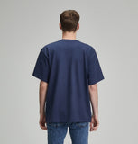 RADINEO (ラディネオ)　Papa Patch Navy Short-Sleeved T-Shirt