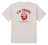 RADINEO (ラディネオ)　Traveler beige short-sleeved T-shirt