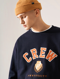 ティーダブリューエヌ(TWN) City Crew Sweatshirt Navy EYMT3406