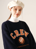 ティーダブリューエヌ(TWN) City Crew Sweatshirt Navy EYMT3406