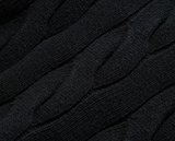 ティーダブリューエヌ(TWN) Cable Knit Black HHKN3394
