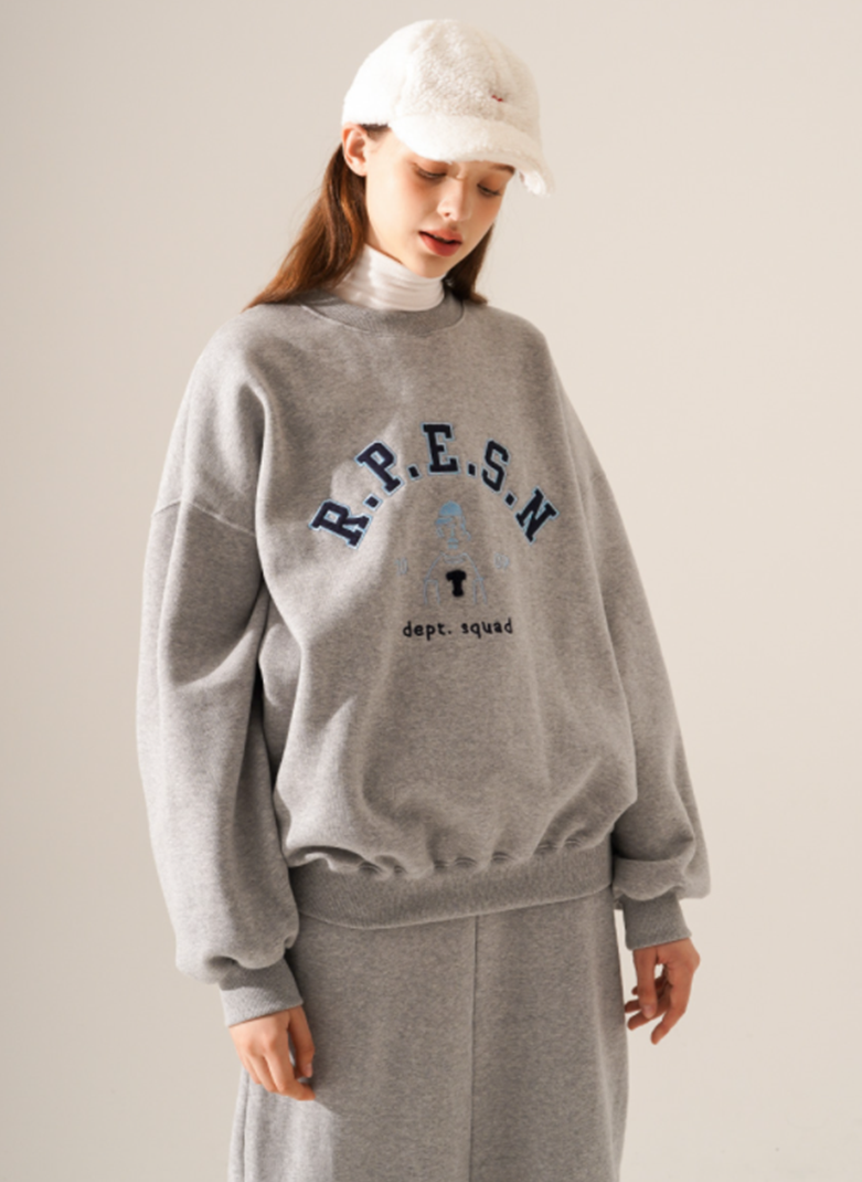 ティーダブリューエヌ(TWN) Refreshant Sweatshirt Gray SHMT3413