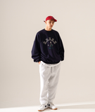 ティーダブリューエヌ(TWN) Refreshing Sweatshirt Navy SHMT3413