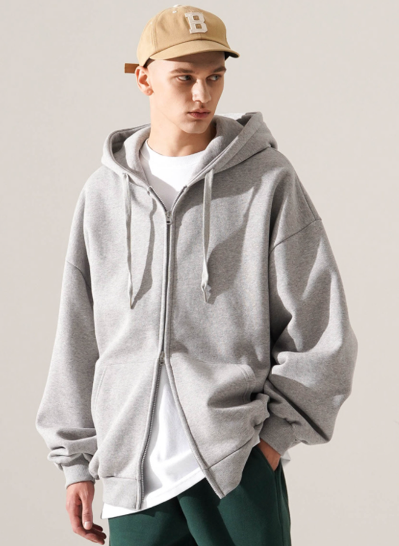 ティーダブリューエヌ(TWN) Victory Balloon Zip-up Gray TWHD3412