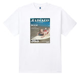 RADINEO (ラディネオ)　Summer magazine white short-sleeved T-shirt