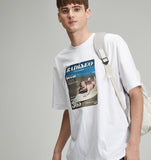 RADINEO (ラディネオ)　Summer magazine white short-sleeved T-shirt