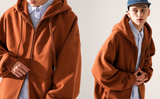 ティーダブリューエヌ(TWN) Victory Balloon Zip-Up Camel TWHD3412