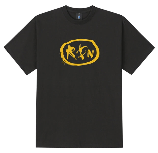 RADINEO (ラディネオ)　Aldien Painting Black Short-Sleeved T-Shirt