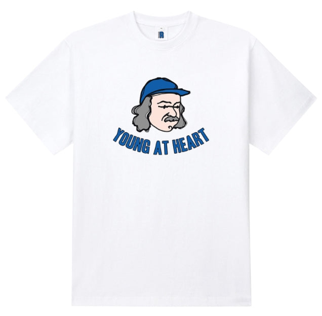 RADINEO (ラディネオ)　Young at heart, white short-sleeved T-shirt