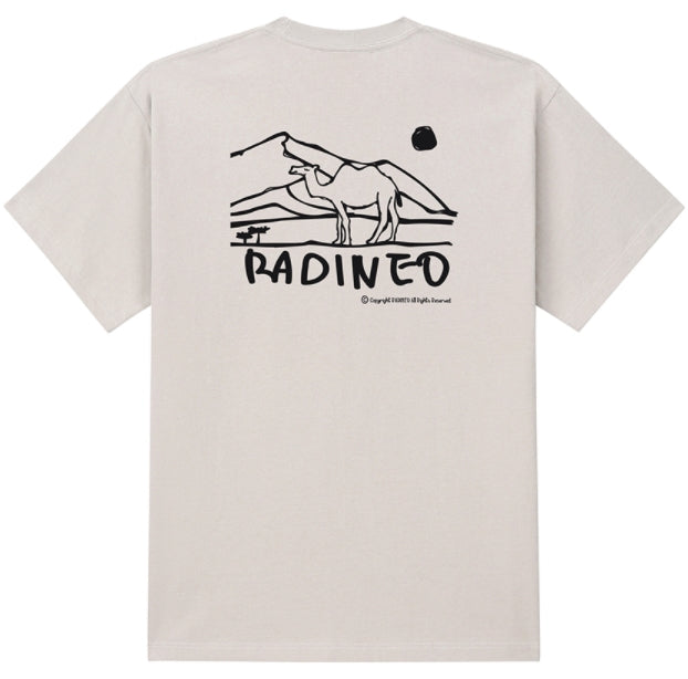 RADINEO (ラディネオ)　Camel beige short-sleeved T-shirt