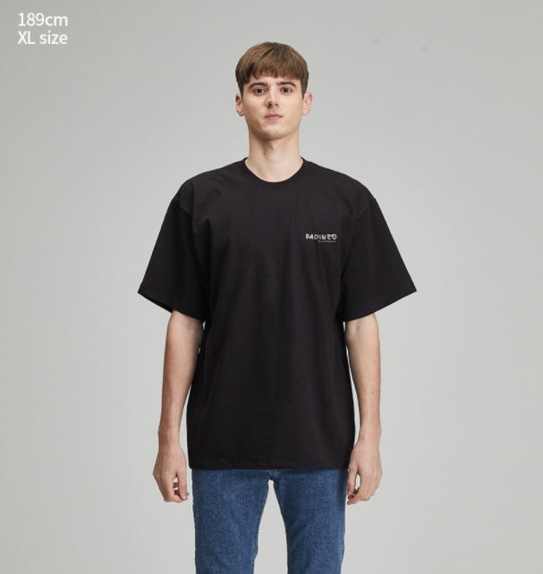 RADINEO (ラディネオ)　Camel black short-sleeved T-shirt