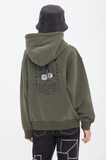 ロマンティッククラウン(ROMANTIC CROWN)  PLAY DICE HOOD_MELANGE KHAKI